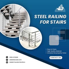 Steel Railing , UPVC Windows Work ,Glass Work in Lahore