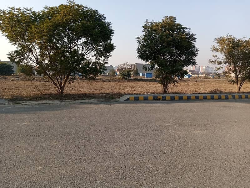 Ideal Top Location 10 Marla Plot Facing 70 Feet Wide Main Road In DHA Gated Community Sector 1