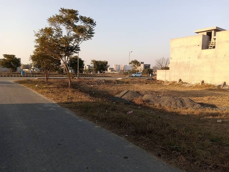 Ideal Top Location 10 Marla Plot Facing 70 Feet Wide Main Road In DHA Gated Community Sector 2