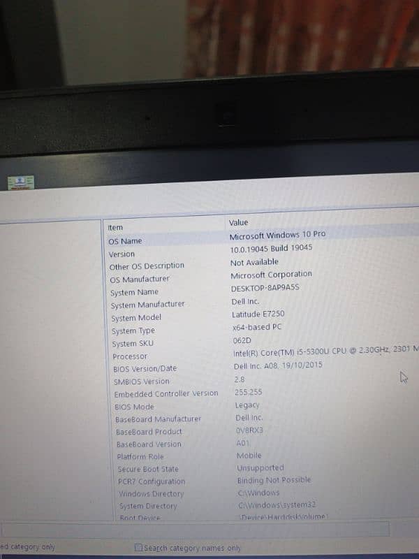 Dell laptop core i5v pro 1