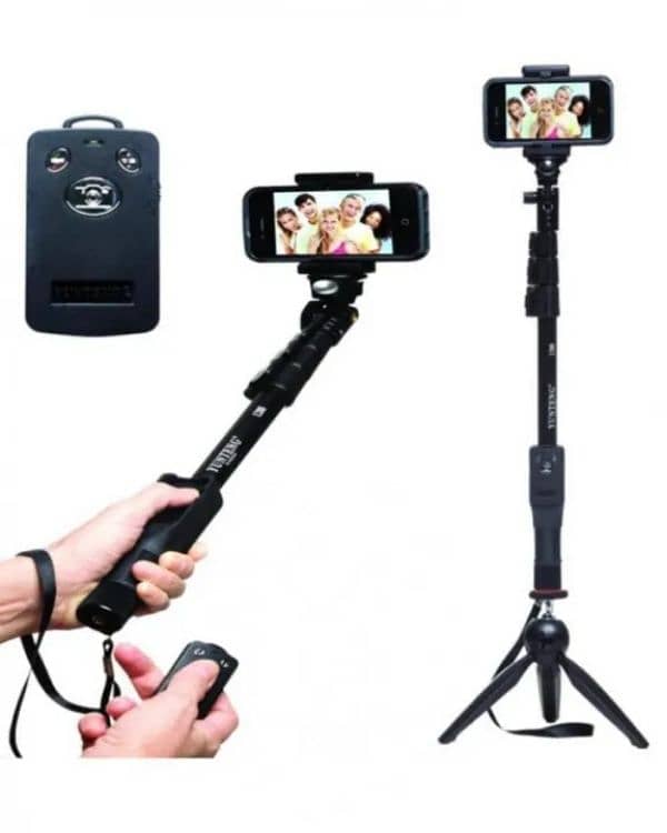 Selfie Stick :Yunteng YT-1288 - Professional with Tripod stand - Black 2