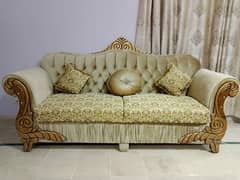 7 seater sofa set and long chairs with their center tables