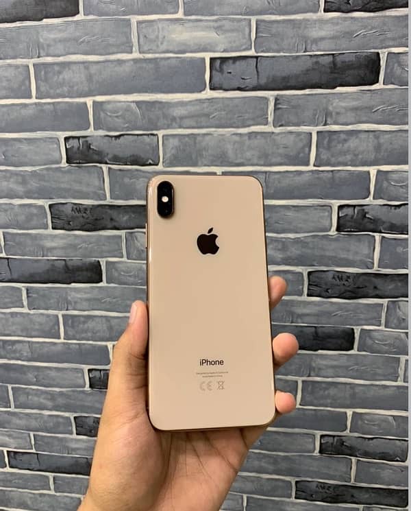 iphone xsmax dual approved 64gb gold 0