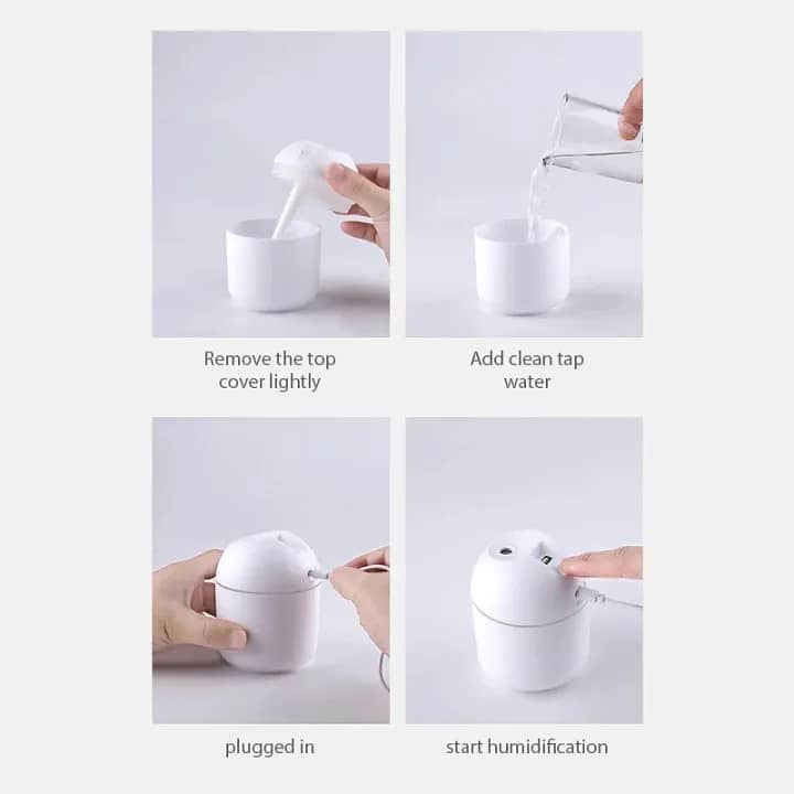 Mini Humidifier, Portable Small Cool Mist Humidifier 3