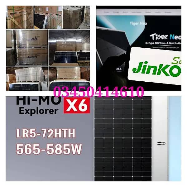 Solar panal /inverter/Longi HiMo 6/Longi HiMo 7/Jinko N-Type/JA N-Typ 0