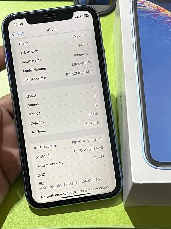 iPhone XR Dual Sim PTA Approved for Sale 8