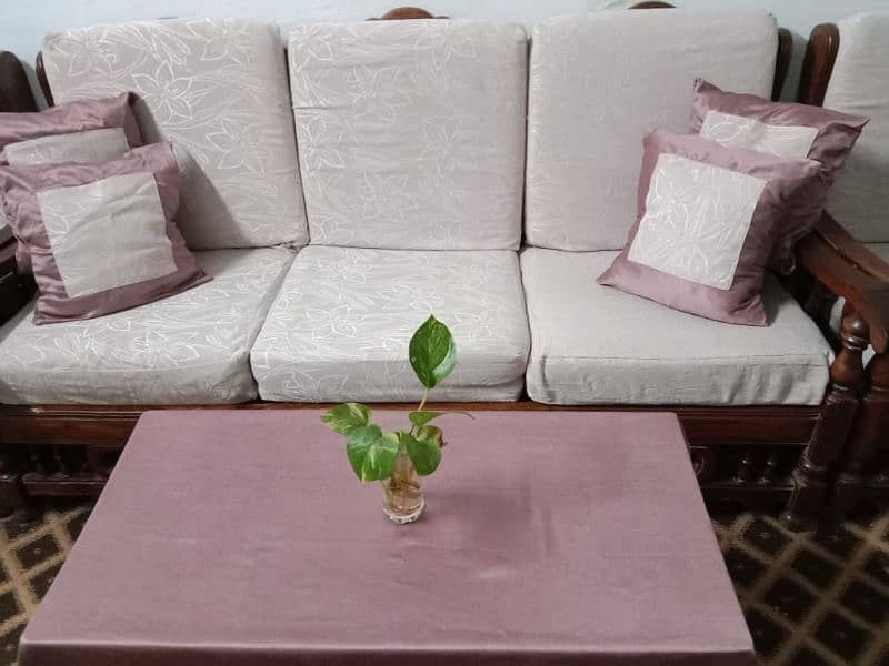 Good quality 5 seater wooden sofa set for sale - Strong & Durable 8