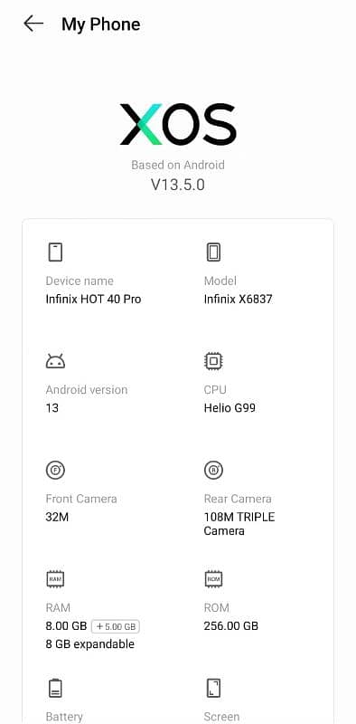 infinix hot 40 pro urgent sale 5