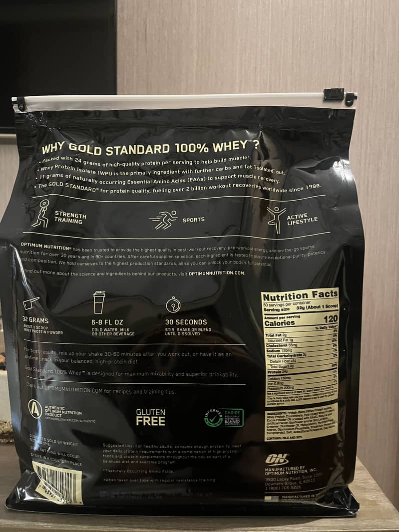 ON Gold Standard Whey Protein 2.56kg 1