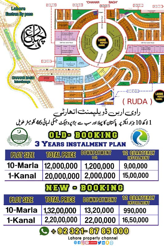 1-KANAL Fresh Plot Hot Location No transfer fees 3