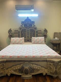 Fiber bed set with 3 mirrors