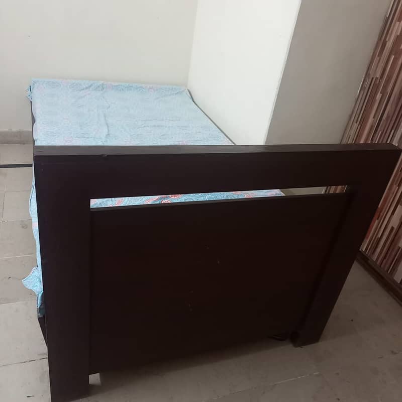 Wooden Single Bed 2