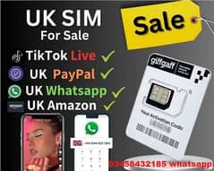 Physical Uk (**SIM**) Available Whatsapp 03458432185