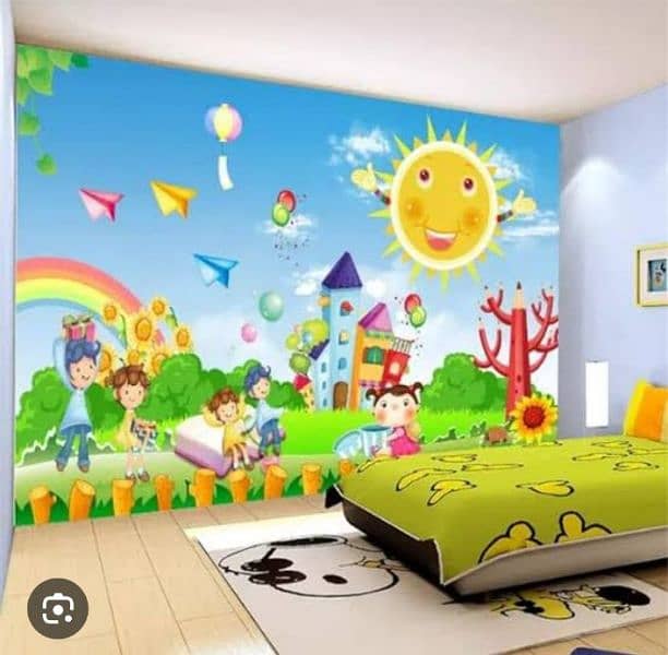 3D Wallpaper / Customised Wallpaper / Room Wallpaper / Office / Canvas 7