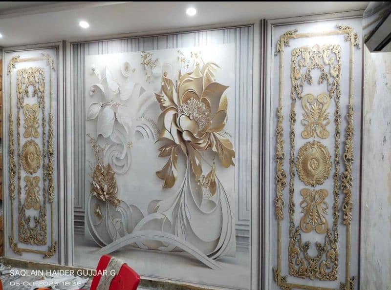 3D Wallpaper / Customised Wallpaper / Room Wallpaper / Office / Canvas 8