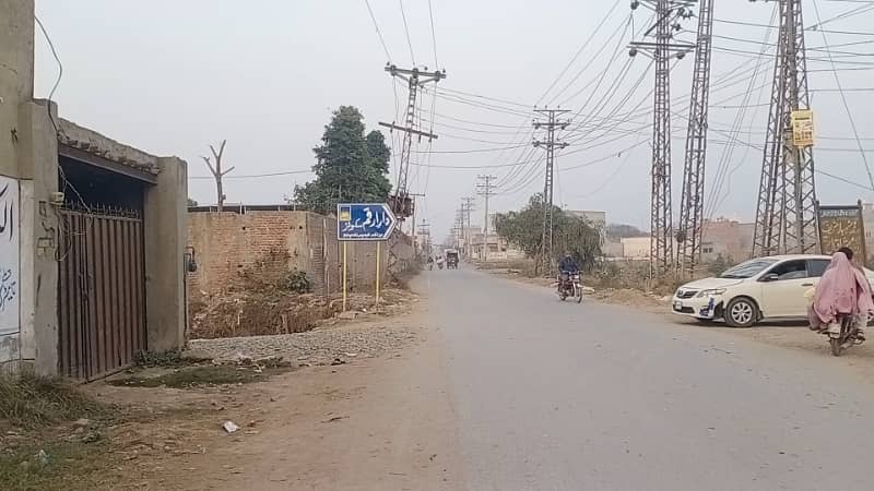 5 Marla commercial Plot On 50ft carpeted road near new defence road Kahna nau Lahore 7