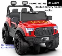 Electric jeep with Music MP3 and Lights Big Size for kids