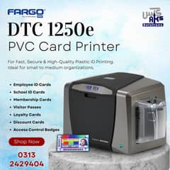 HID FARGO DTC1250e - PVC ID Card Printer - Plastic Card Printer