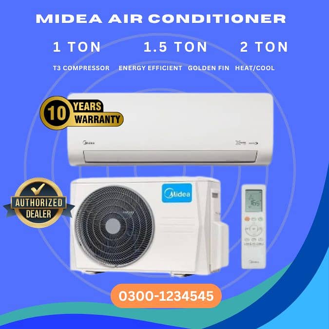 Midea 1.5 Ton Heat/Cool Dc inverter Air Conditioner for sale 0