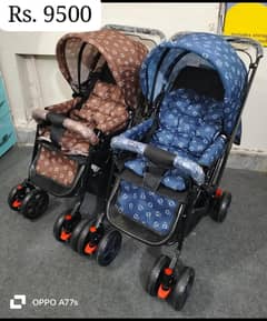 Twin's Stroller Baby Prams | Baby Walkers 3 in 1 LED