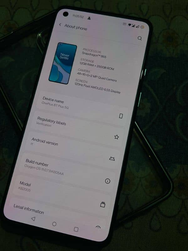 One plus 8T 5G 2