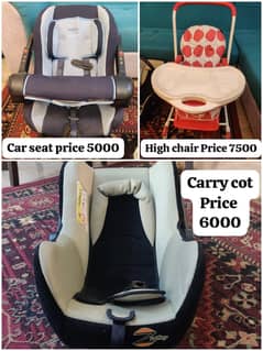 Kids High Chair | Baby Carry Cot | Kids Car Seat For sale