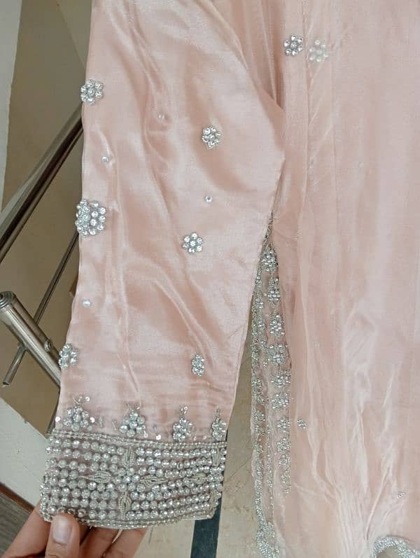 Bridal Suit | walima Dress | With Dupatta & Purse 4