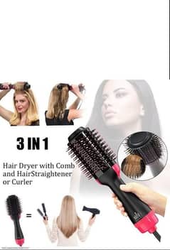 LIGHT WSIGHT AND ERGONOMIC HAIR DRYER BRUSH