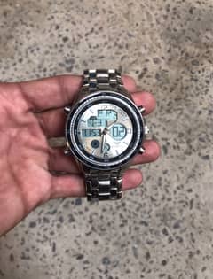 Emprio Armani dual time water proof watch