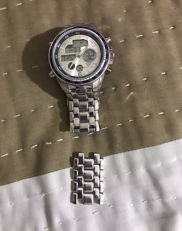 Emprio Armani dual time water proof watch 16