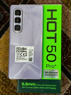 HOT 50 PRO PLUS only 20 Days use 8/256 with Box charger