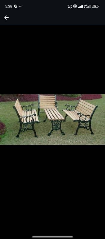 Garden bench | outdoor banch | Wooden bench 03130181205 2