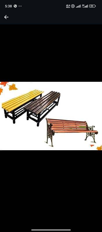 Garden bench | outdoor banch | Wooden bench 03130181205 4