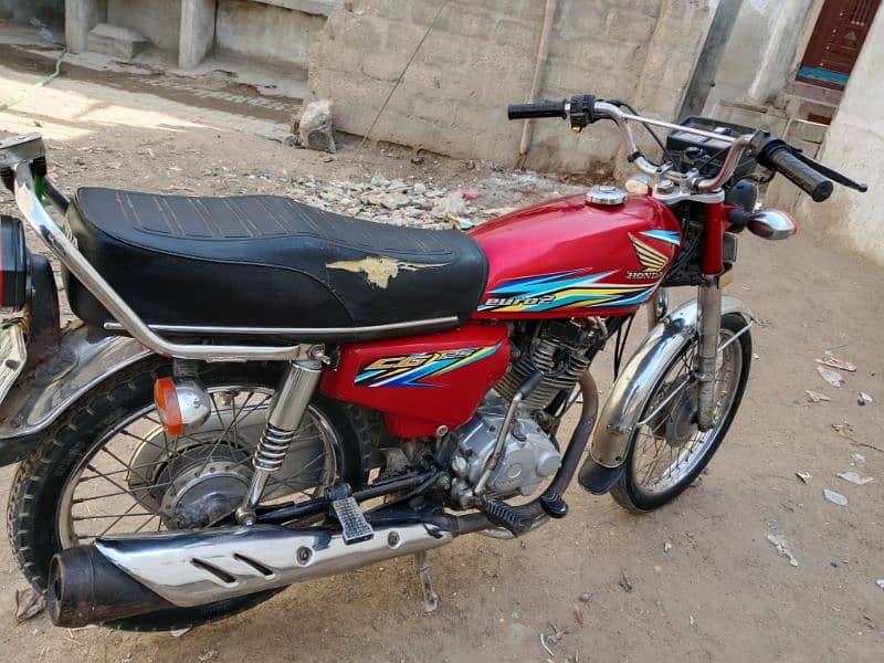 Honda CG-125 Red Colour 2018 model Faisalabad no 7