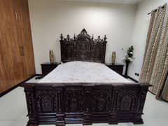 chinoti design sheeshum wood bed without mattress