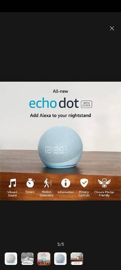 echo dot 5th generation brand new