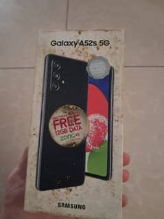 Samsung A52s 5g with box