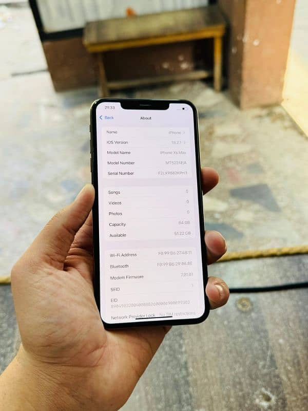 iphone Xsmax PTA Approved With Box Sheesha Condition 6