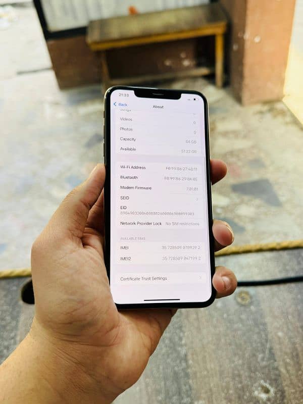 iphone Xsmax PTA Approved With Box Sheesha Condition 11