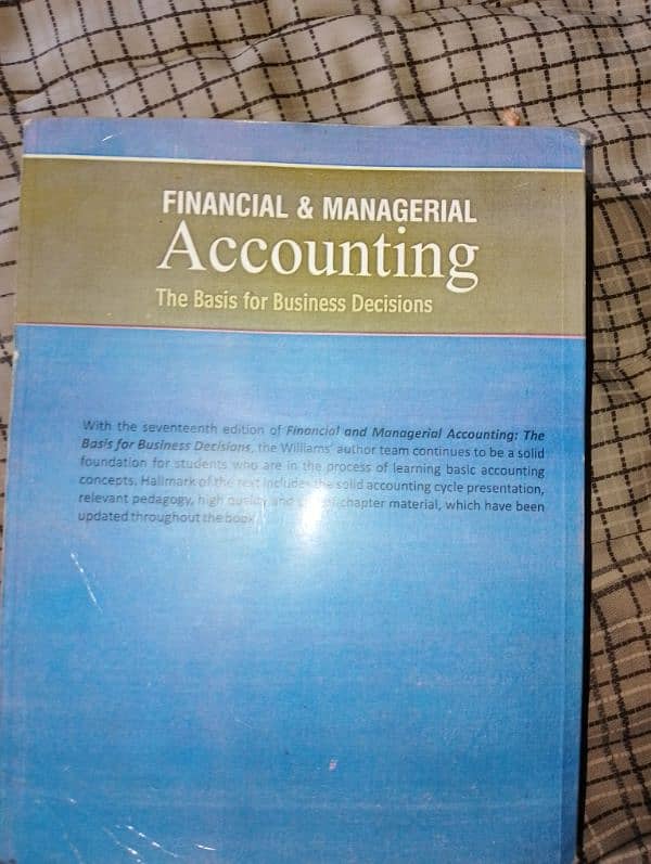 Financial & Managerial Accounting, 17th Edition 2