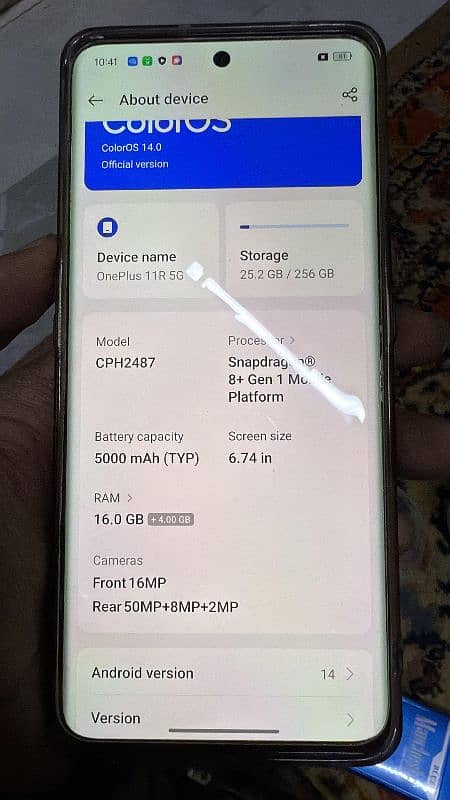 OnePlus 11R non pta 16-256 10/10 1