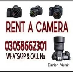 DSLR CAMERA FOR RENT, RENT A CAMERA DSLR ON RENT