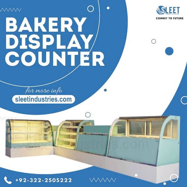 Food display counters in Pakistan - Bakery counters - Glass counters 1