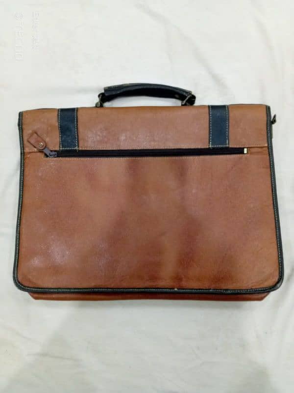 Laptop bag pure leather 3