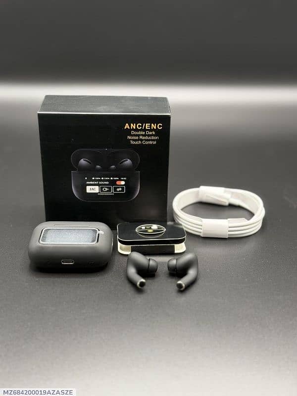 A9 pro air pods ANC/ENC Black 0