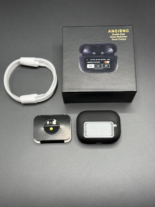 A9 pro air pods ANC/ENC Black 3