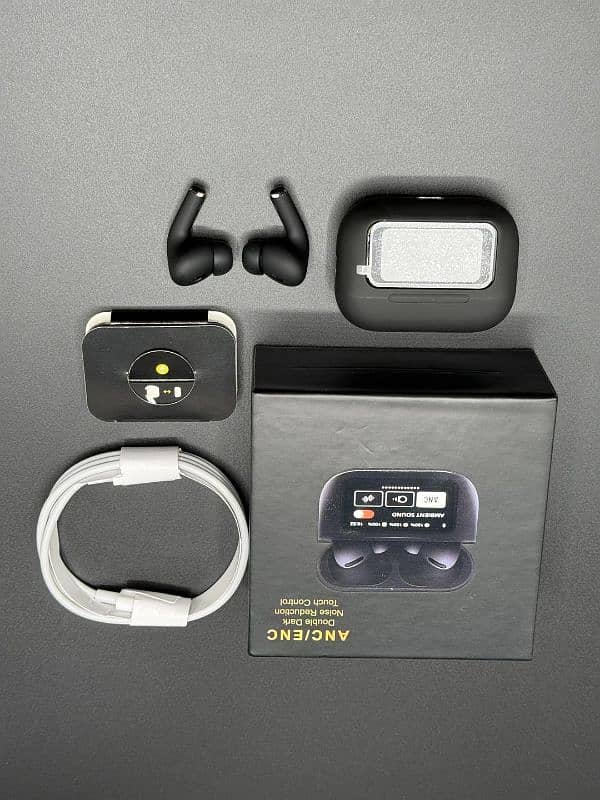 A9 pro air pods ANC/ENC Black 4