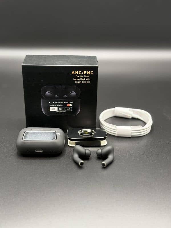 A9 pro air pods ANC/ENC Black 5