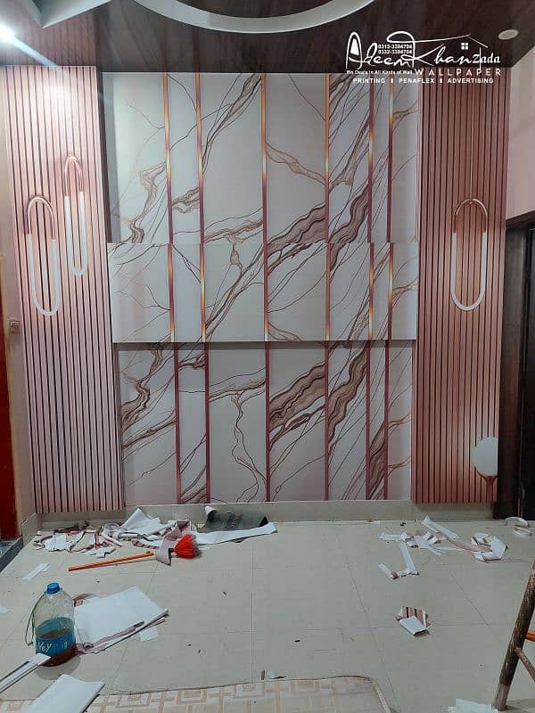 3d flex Pvc Wallpaper Hyderabad 1