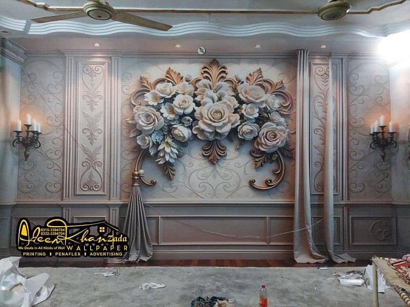 3d flex Pvc Wallpaper Hyderabad 2